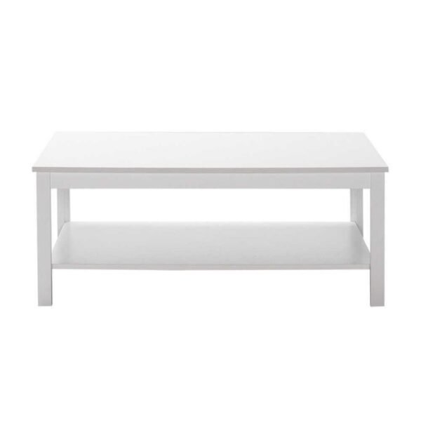 Τραπεζάκι σαλονιού Rustic Megapap χρώμα λευκό 103x60x40εκ. - Image 4