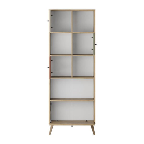 Βιβλιοθήκη Terra Megapap χρώμα florida oak 67x30x181εκ. - Image 5