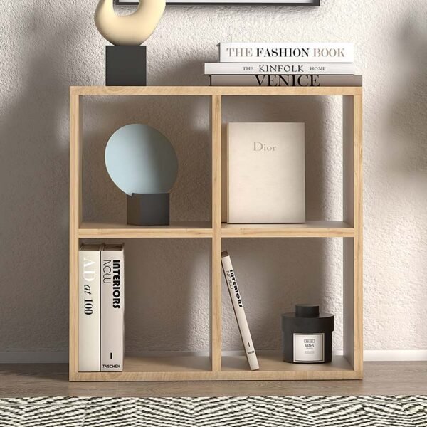 Βιβλιοθήκη Cube Megapap από μελαμίνη χρώμα pine oak 60x23x60εκ. - Image 3