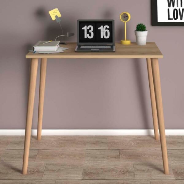 Γραφείο Fiona Megapap από μελαμίνη χρώμα oak 90x55x75εκ. - Image 3