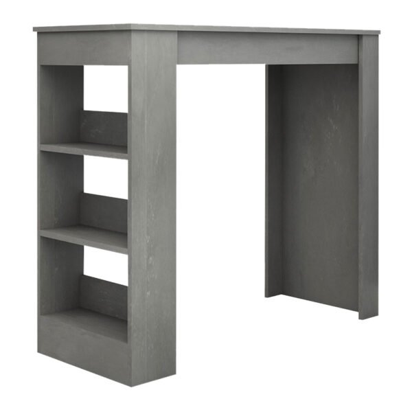 Τραπέζι μπαρ Deep Megapap χρώμα γκρι σκυροδέματος 120x50x100εκ. - Image 3