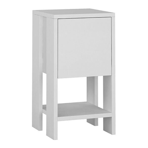 Κομοδίνο μελαμίνης Ema Megapap χρώμα λευκό 30x30x55εκ. - Image 4