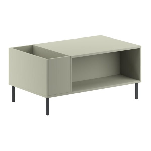 Τραπεζάκι σαλονιού Vena Megapap χρώμα ash green 100x60x42εκ. - Image 5