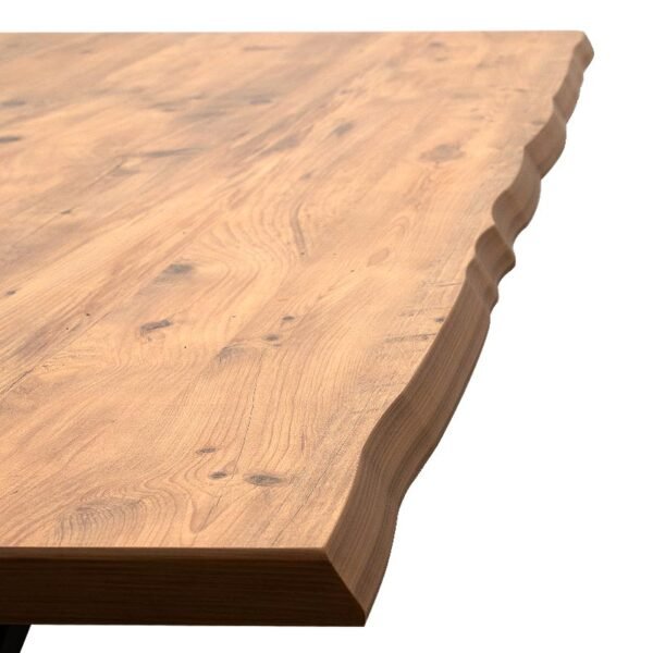 Τραπέζι Walter Megapap Mdf - μεταλλικό χρώμα ακακίας 140x80x75εκ. - Image 2