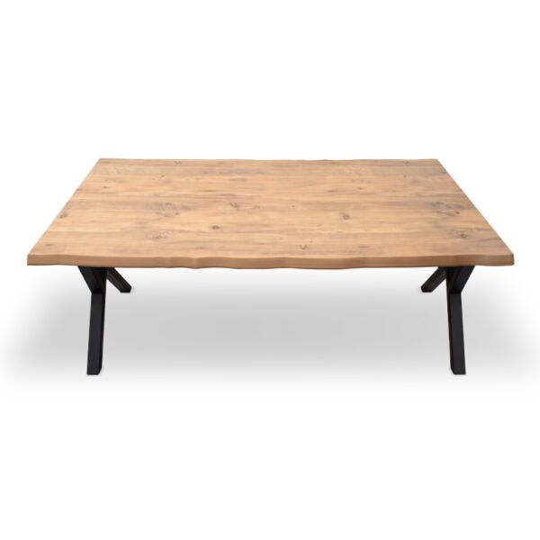 Τραπέζι Walter Megapap Mdf - μεταλλικό χρώμα ακακίας 140x80x75εκ. - Image 5