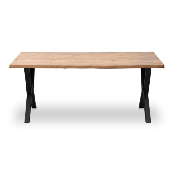 Τραπέζι Walter Megapap Mdf - μεταλλικό χρώμα ακακίας 160x80x75εκ. - Image 4