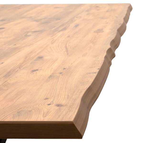 Τραπέζι Walter Megapap Mdf - μεταλλικό χρώμα ακακίας 200x100x75εκ. - Image 2