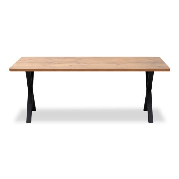 Τραπέζι Jeremy Megapap Mdf - μεταλλικό χρώμα ακακίας 200x100x75εκ. - Image 3