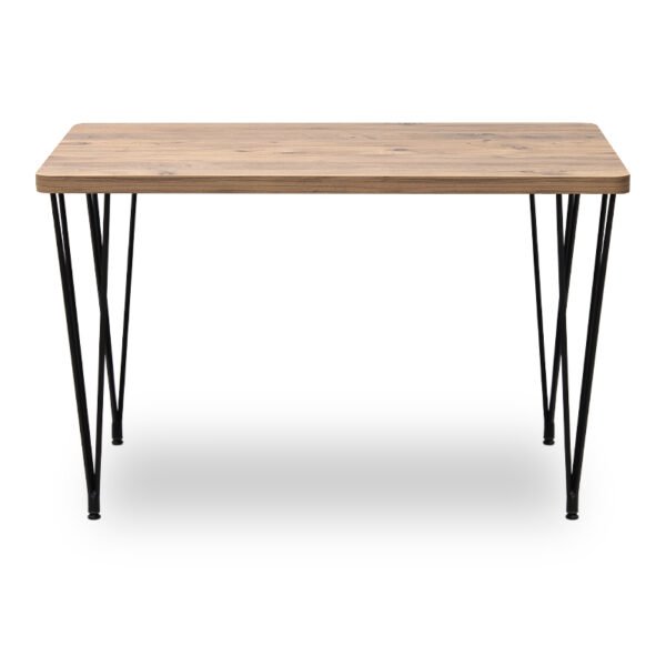 Τραπέζι Roger Megapap Mdf - μεταλλικό χρώμα ακακίας 120x70x75εκ. - Image 3