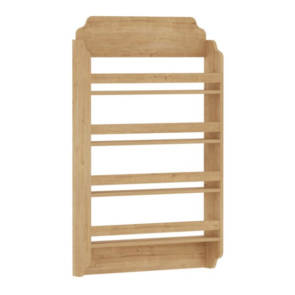 Επιτοίχια βιβλιοθήκη - ραφιέρα Montessori Megapap χρώμα sapphire oak 80x15x132εκ. - Image 3