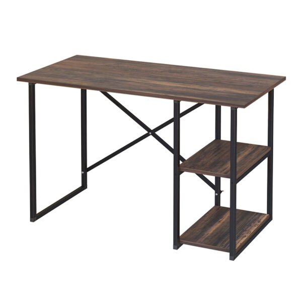 Γραφείο εργασίας Odeon Megapap χρώμα rustic καρυδί 120x59,8x73,8εκ. - Image 2