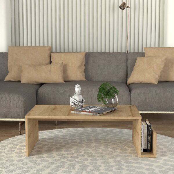 Τραπεζάκι σαλονιού Regnar Megapap χρώμα sapphire oak 100,6x55x31,8εκ. - Image 3