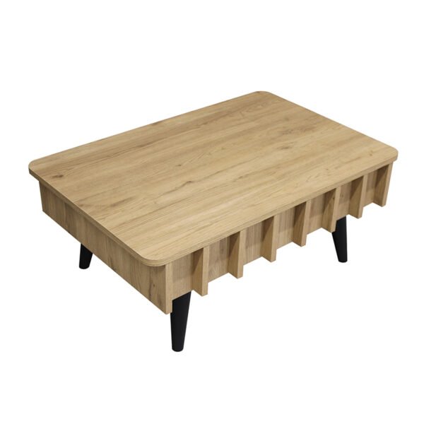 Τραπεζάκι σαλονιού Gemma Megapap χρώμα sepet oak 90x59,6x36,8εκ. - Image 7