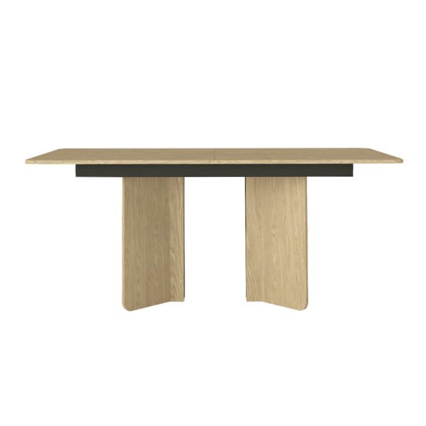 Τραπέζι Lava Megapap χρώμα rota oak - ανθρακί 180x90x76,8εκ. - Image 6