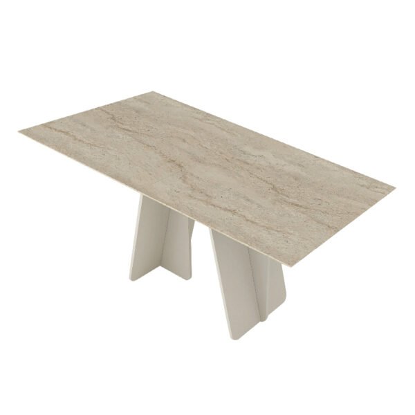 Τραπέζι Sevilla Megapap χρώμα sandstone - travertine 180x90x75εκ. - Image 7