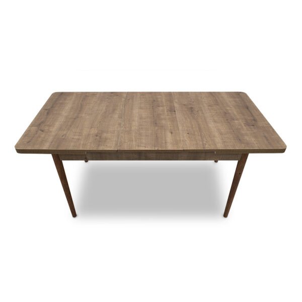 Τραπέζι Bruno Megapap επεκτεινόμενο από MDF/ ξύλο χρώμα ανοιχτό καρυδί 130/168x80x77εκ. - Image 7