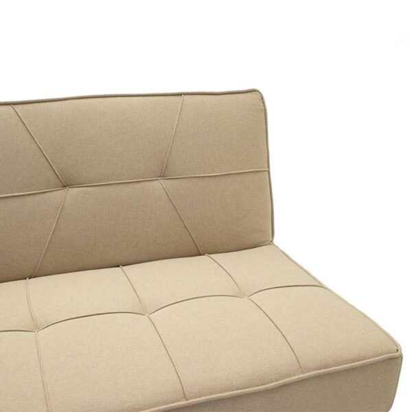 Καναπές-κρεβάτι Travis pakoworld 3θέσιος με ύφασμα μπεζ 175x83x74εκ - Image 4