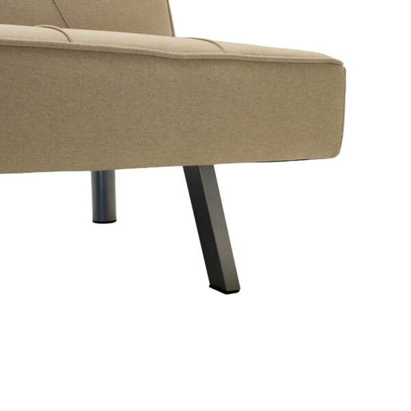 Καναπές-κρεβάτι Travis pakoworld 3θέσιος με ύφασμα μπεζ 175x83x74εκ - Image 5