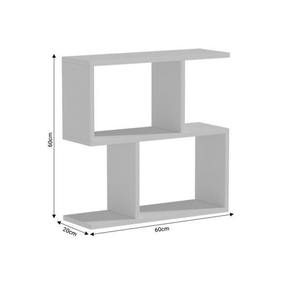 Βοηθητικό τραπέζι Kora pakoworld μελαμίνης sonoma 60x20x60εκ - Image 3