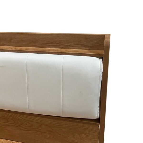 Κρεβάτι Frankly pakoworld oak-λευκό pu 150x200εκ - Image 2