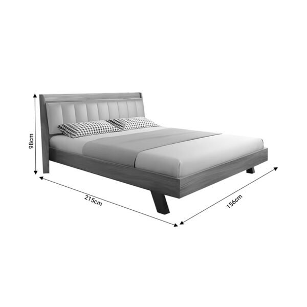 Κρεβάτι Frankly pakoworld oak-λευκό pu 150x200εκ - Image 4