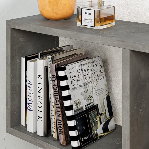 Βοηθητικό τραπέζι Homemania pakoworld γκρι antique 60x20x60εκ - Image 3