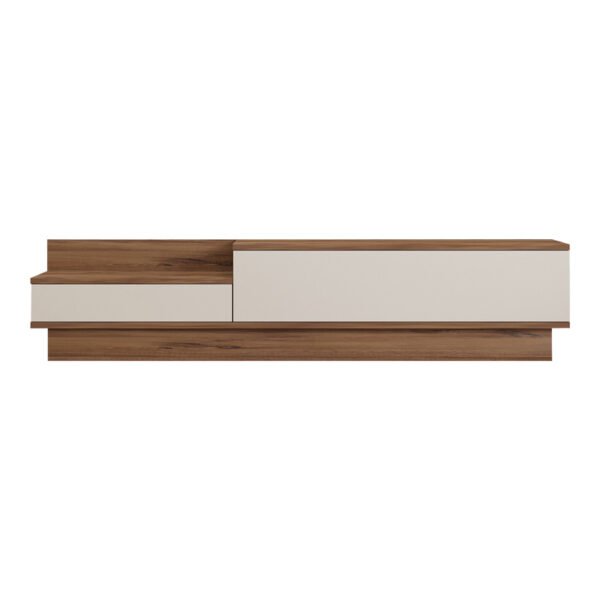 Έπιπλο τηλεόρασης Eclipse pakoworld σε κρεμ-oak απόχρωση 160x35x35εκ - Image 4