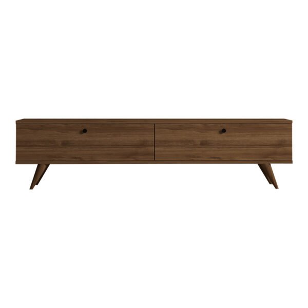 Έπιπλο τηλεόρασης Jate pakoworld σε καρυδί απόχρωση 160x25x40εκ - Image 4