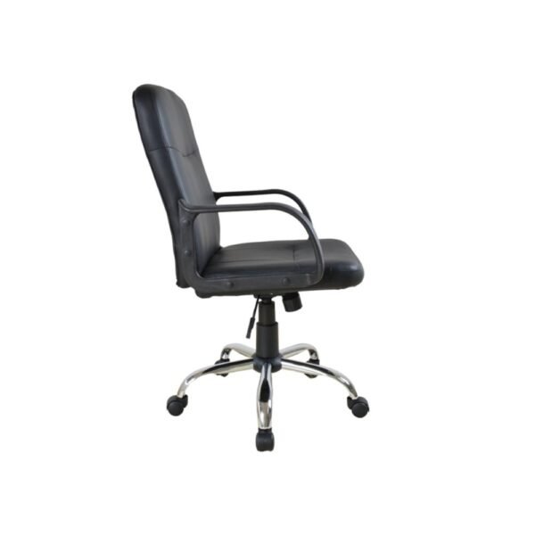 Καρέκλα γραφείου τροχήλατη Nextdeco ASSOS μαύρη Υ96-86x50x60εκ - Image 5