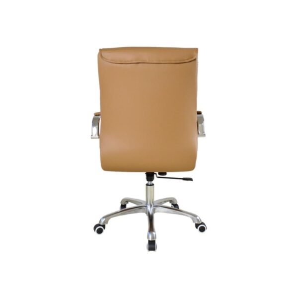 Καρέκλα γραφείου διευθυντική τροχήλατη Nextdeco Beluga camel Υ114-106x50x76εκ - Image 3