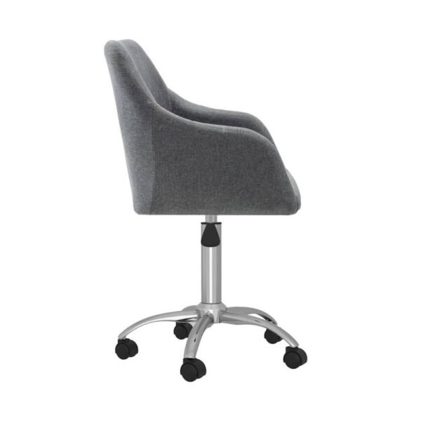 Καρέκλα γραφείου υφασμάτινη Nextdeco Jasper γκρι Υ88-78x54x54 εκ - Image 2
