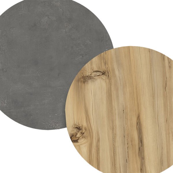 Έπιπλο τηλεόρασης Elana pakoworld sonoma-ανθρακί 150x29.5x46.3εκ - Image 4