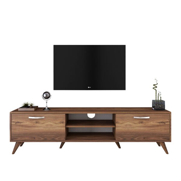 Έπιπλο τηλεόρασης Sabian pakoworld καρυδί 180x35x48,5εκ - Image 4