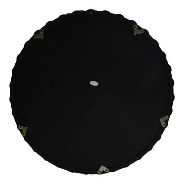 Καθρέπτης Specio pakoworld ξύλο σε μαύρη απόχρωση Φ60x4.5εκ - Image 3