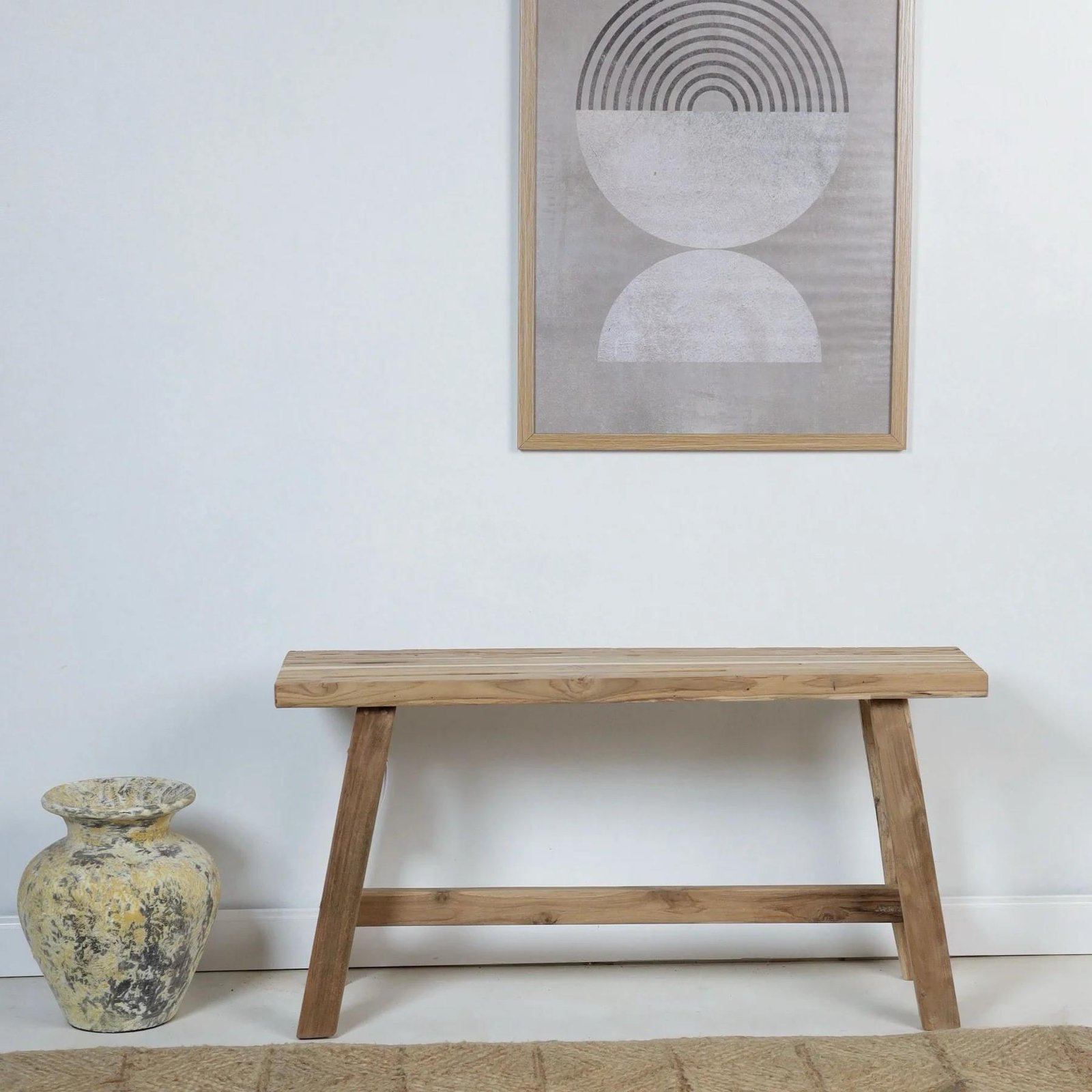 Παγκάκι Nextdeco από ξύλο mahoni Υ45xM93xΠ26εκ