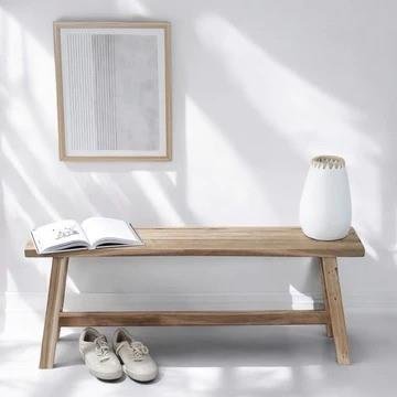 Παγκάκι Nextdeco από ξύλο mahoni Υ45xM93xΠ26εκ - Image 2