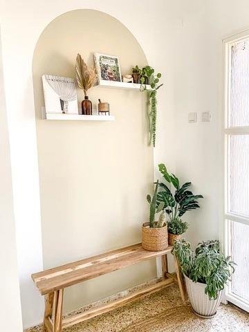 Παγκάκι Nextdeco από ξύλο mahoni Υ45xM93xΠ26εκ - Image 3