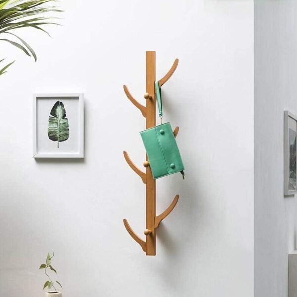 Κρεμάστρα επιτοίχια Nextdeco από bamboo 84x25,5εκ.