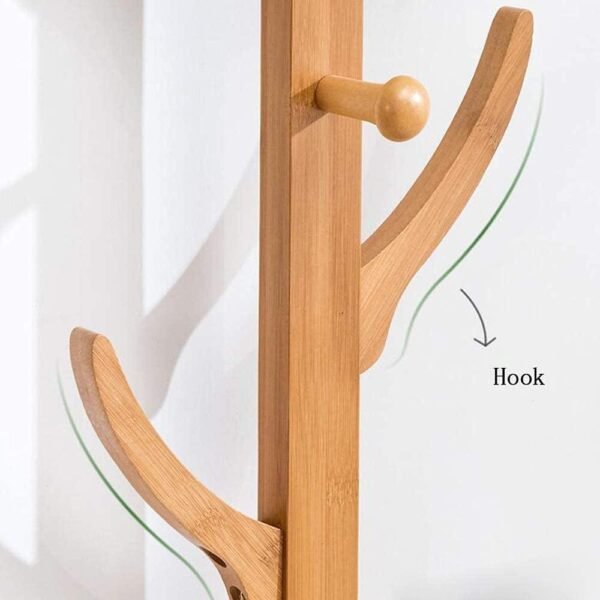 Κρεμάστρα επιτοίχια Nextdeco από bamboo 84x25,5εκ. - Image 2