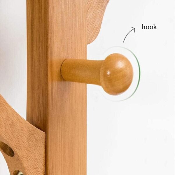 Κρεμάστρα επιτοίχια Nextdeco από bamboo 84x25,5εκ. - Image 3