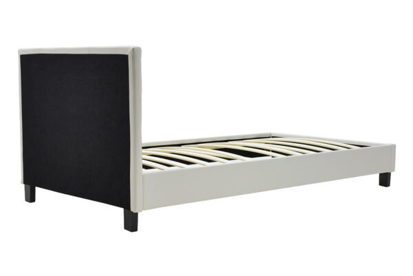 Κρεβάτι Nevil House Genius 100x200 PU χρώμα λευκό ματ - Image 4