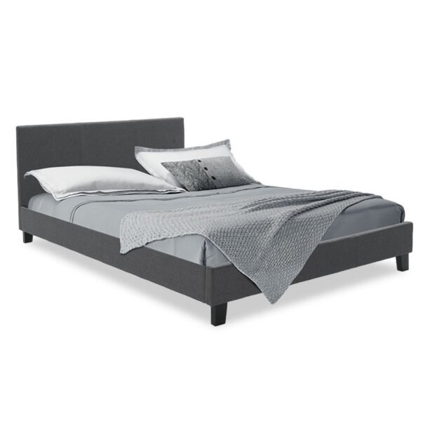 Κρεβάτι Nevil House Genius 150x200 με ύφασμα χρώμα ανθρακί