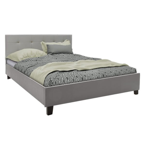 Κρεβάτι Mago House Genius  pu γκρι ματ 150x200εκ