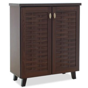 Παπουτσοθήκη-ντουλάπι MANTAM House Genius 12 ζεύγων χρώμα καρυδί 78x40x92εκ