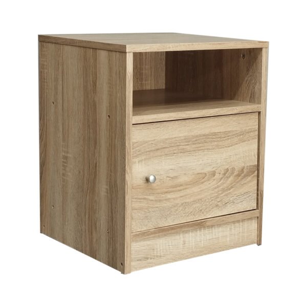 Κομοδίνο Foly House Genius με ένα ντουλάπι sonoma 40x40x50εκ