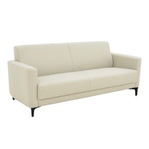 Καναπές τριθέσιος Sidica House Genius PU σε μπεζ απόχρωση 185x82x81εκ