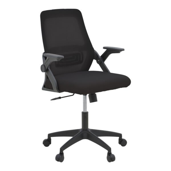 Καρέκλα γραφείου Reji House Genius mesh ύφασμα μαύρο 58x60x89-99εκ