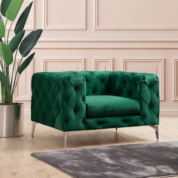 Πολυθρόνα PWF-0579 House Genius ύφασμα πράσινο 108x90x70εκ - Image 2