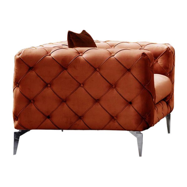 Πολυθρόνα PWF-0579 House Genius ύφασμα κεραμιδί 108x90x70εκ - Image 4