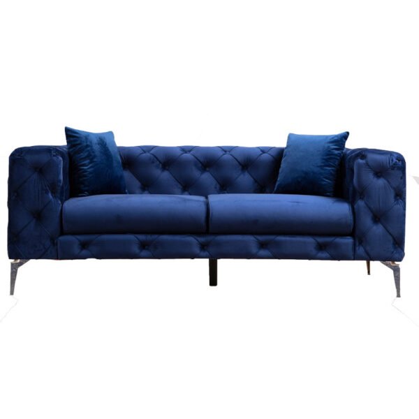 Καναπές 2θέσιος PWF-0579 House Genius ύφασμα μπλε 197x90x73εκ - Image 3